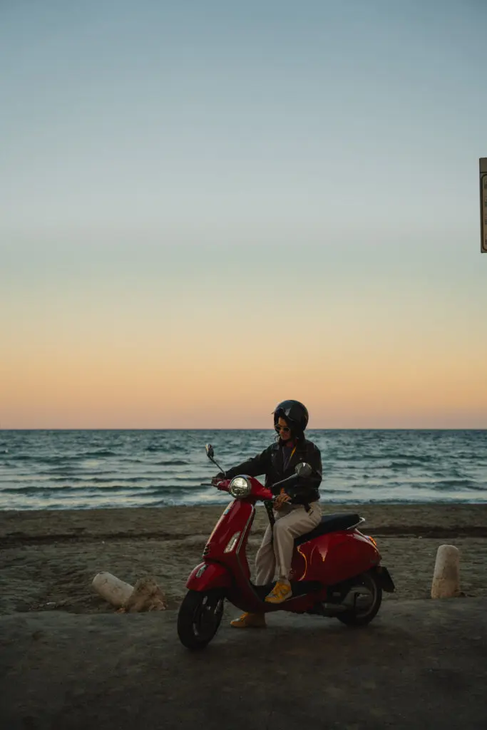 Sardinia beaches vespa tour