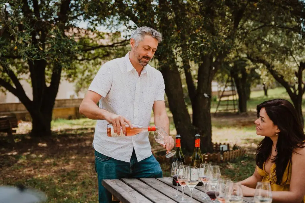 Wine tasting