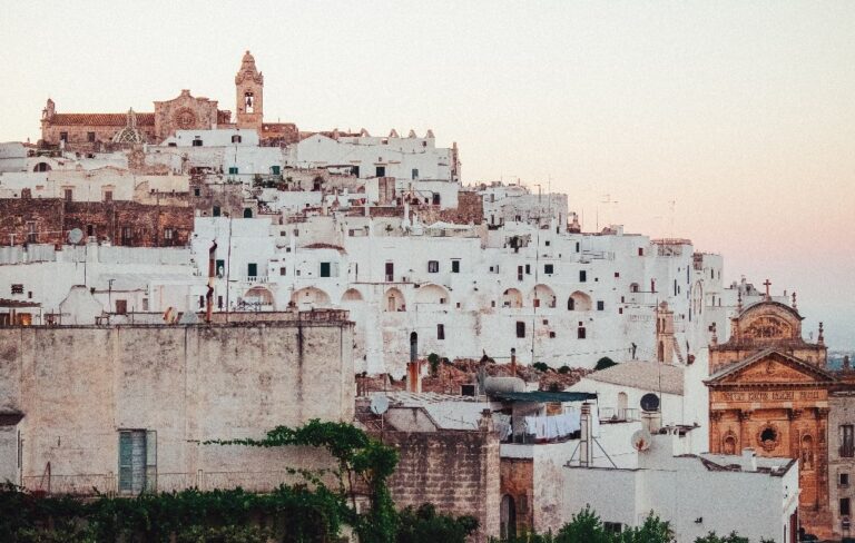 small white village in Puglia